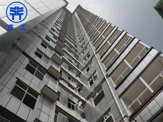 使用巖棉復合板作為外墻的保溫層